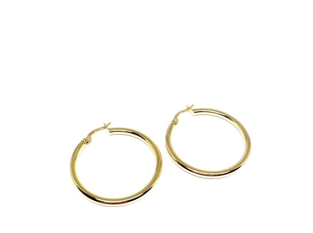 hoop earrings