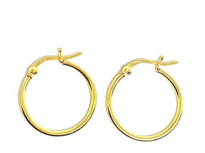 Silver Hoop Earrings